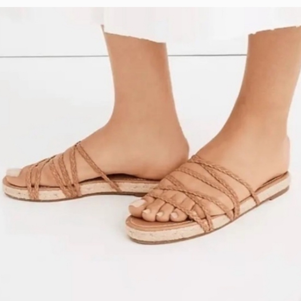Madewell The Kathryn Espadrille Slide Sandals